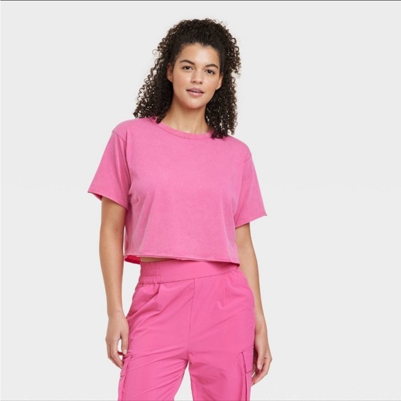 JoyLab Tops - Women’s Cropped Boxy Tee Shirt